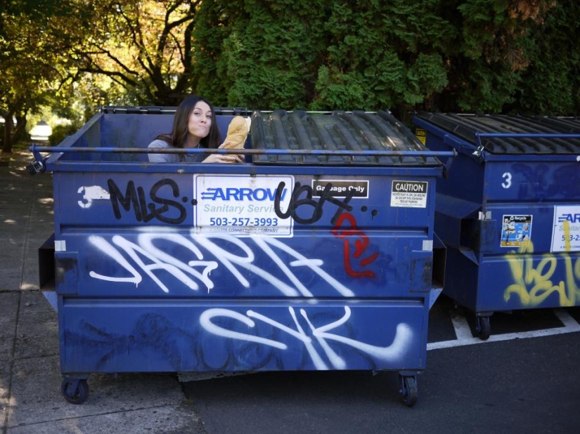Amanda, apodada el bote de basura: ahorró mucho dinero y se fue de viaje