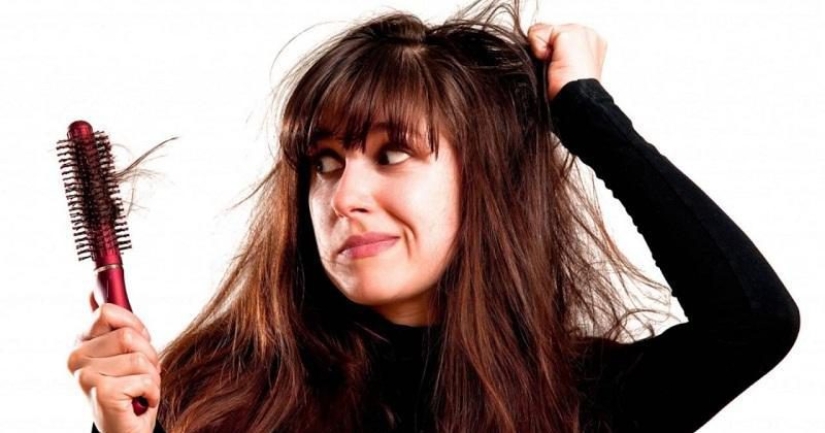 An American woman, having washed her head with a popular shampoo, was forced to contact the police