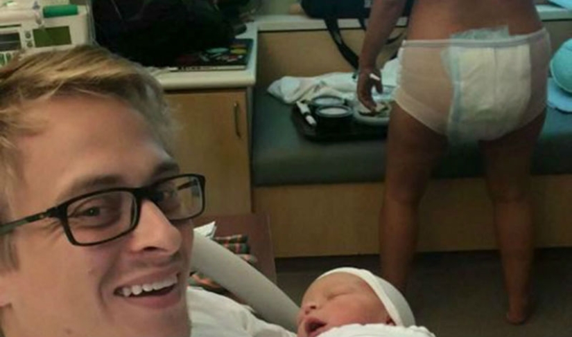An American woman showed on Facebook what motherhood really looks like right after giving birth An American woman showed on Facebook what motherhood really looks like right after giving birth