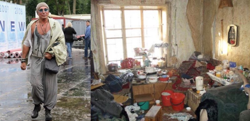 An epic thread with Valery Leontiev's outfits and interiors in the same style appeared on Twitter