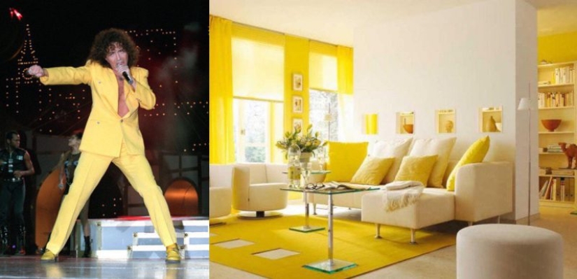 An epic thread with Valery Leontiev's outfits and interiors in the same style appeared on Twitter