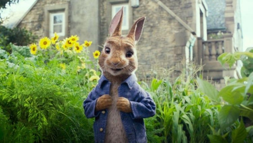 An important white rabbit rides around London like a hare An important white rabbit rides around London like a hare