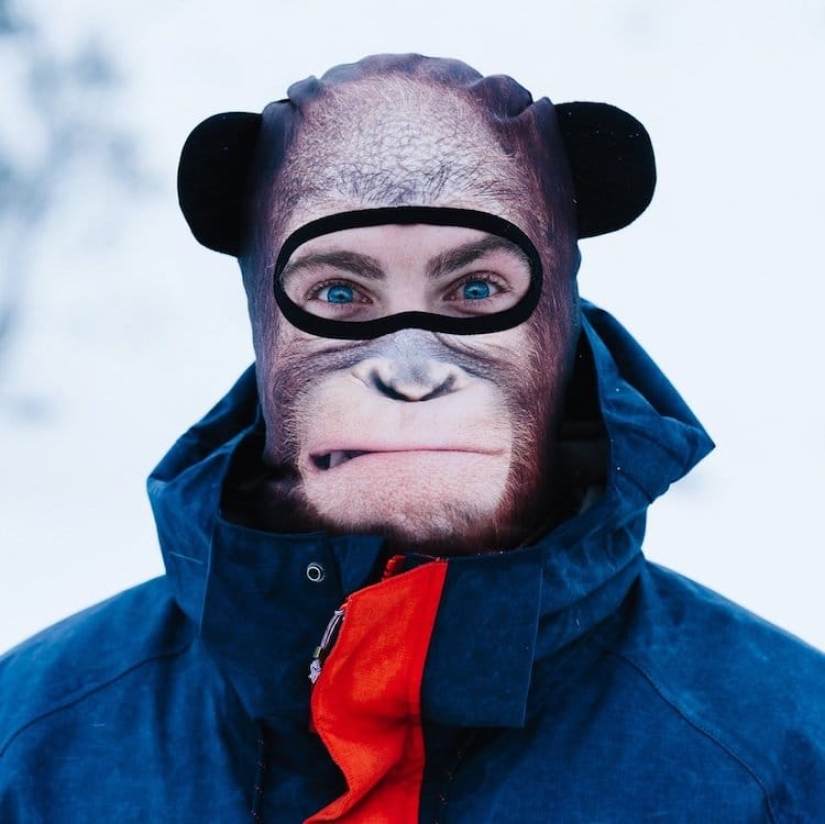 Animales en esquís: diseñadores de Canadá han creado pasamontañas "animales"