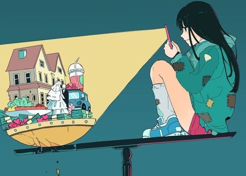 Anime artist from Indonesia portrays the dark side of society
