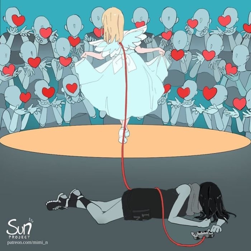 Anime artist from Indonesia portrays the dark side of society