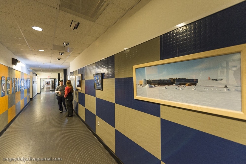 Antarctic station at the South Pole "Amundsen — Scott"