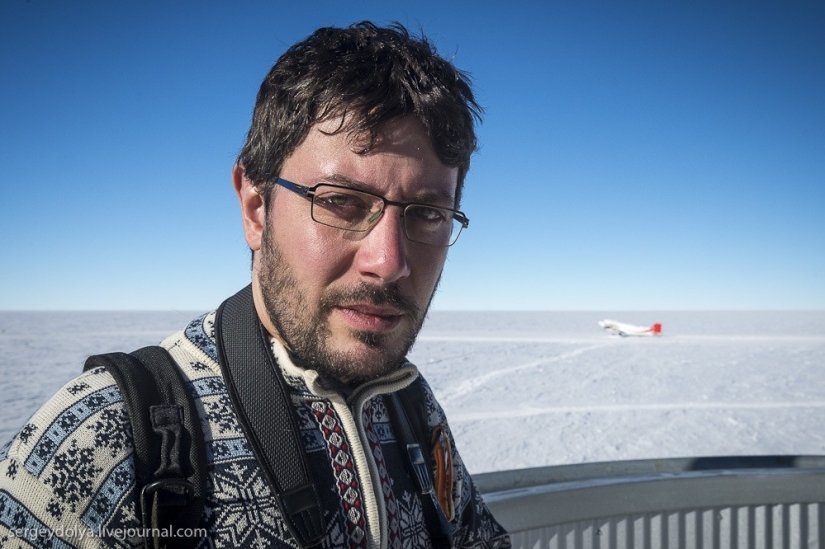 Antarctic station at the South Pole "Amundsen — Scott"