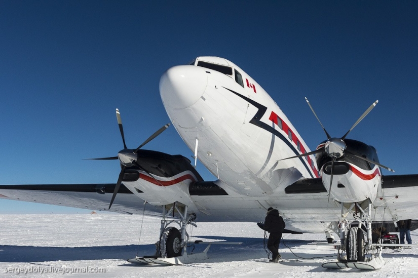 Antarctic station at the South Pole "Amundsen — Scott"