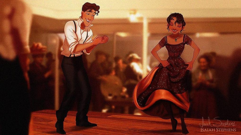 Art fantasies: what would Disney characters look like on the Titanic