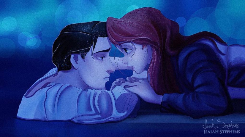 Art fantasies: what would Disney characters look like on the Titanic