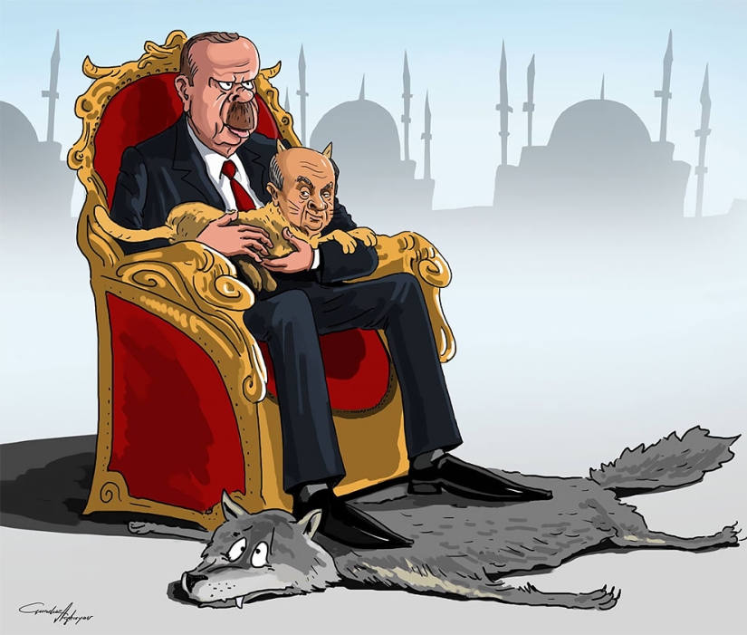 Artista azerbaiyano ridiculizó a Trump, Zuckerberg, terroristas y hilanderos Artista azerbaiyano ridiculizó a Trump, Zuckerberg, terroristas y hilanderos