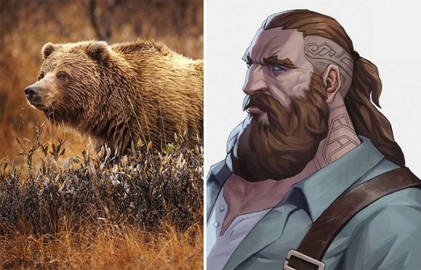 Artista coreano convierte animales en personajes originales que parecen de anime Artista coreano convierte animales en personajes originales que parecen de anime