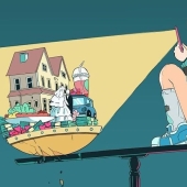 Artista de anime de Indonesia retrata el lado oscuro de la sociedad