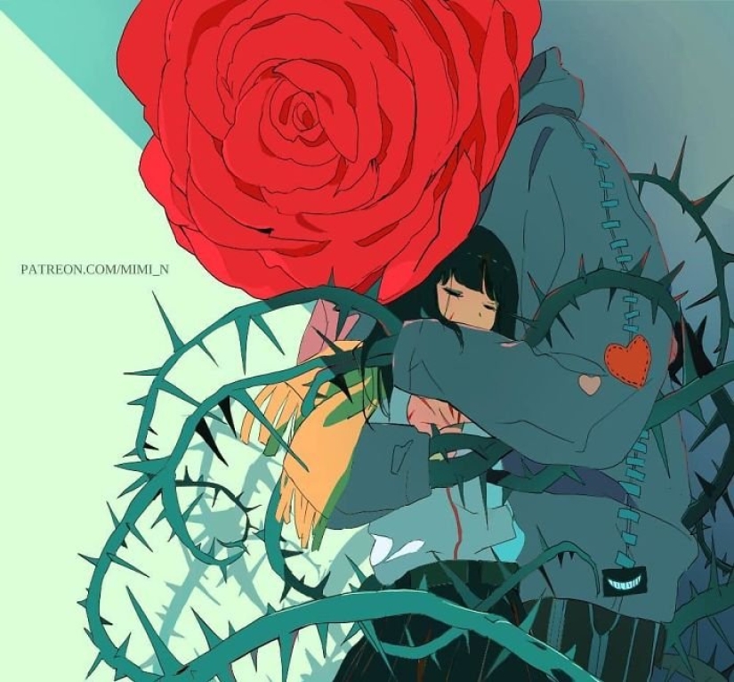 Artista de anime de Indonesia retrata el lado oscuro de la sociedad