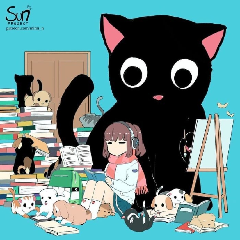 Artista de anime de Indonesia retrata el lado oscuro de la sociedad