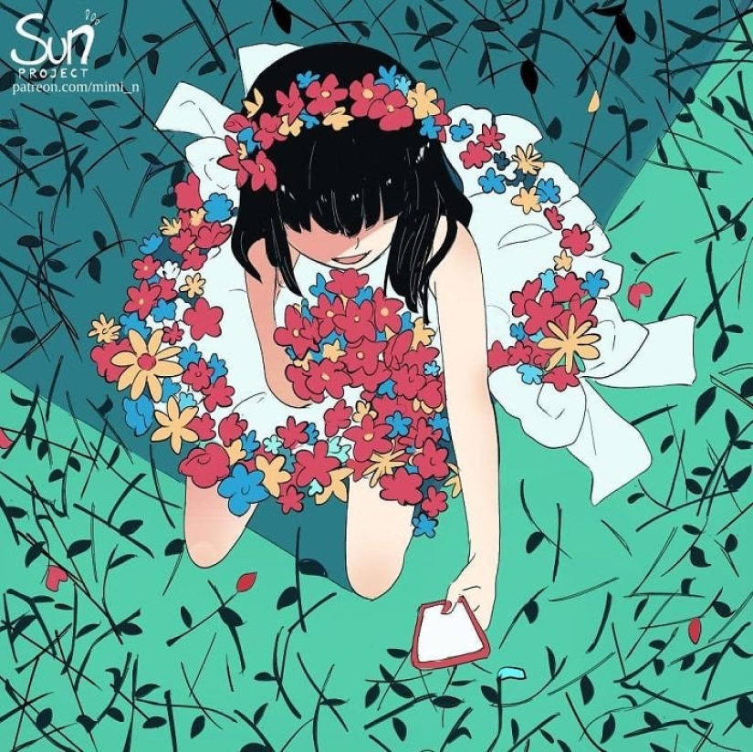 Artista de anime de Indonesia retrata el lado oscuro de la sociedad
