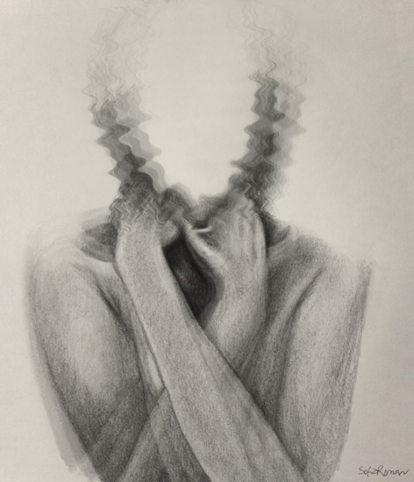 Artista pinta para expresar cómo es vivir con trastorno bipolar