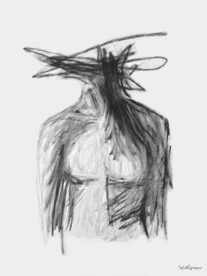 Artista pinta para expresar cómo es vivir con trastorno bipolar