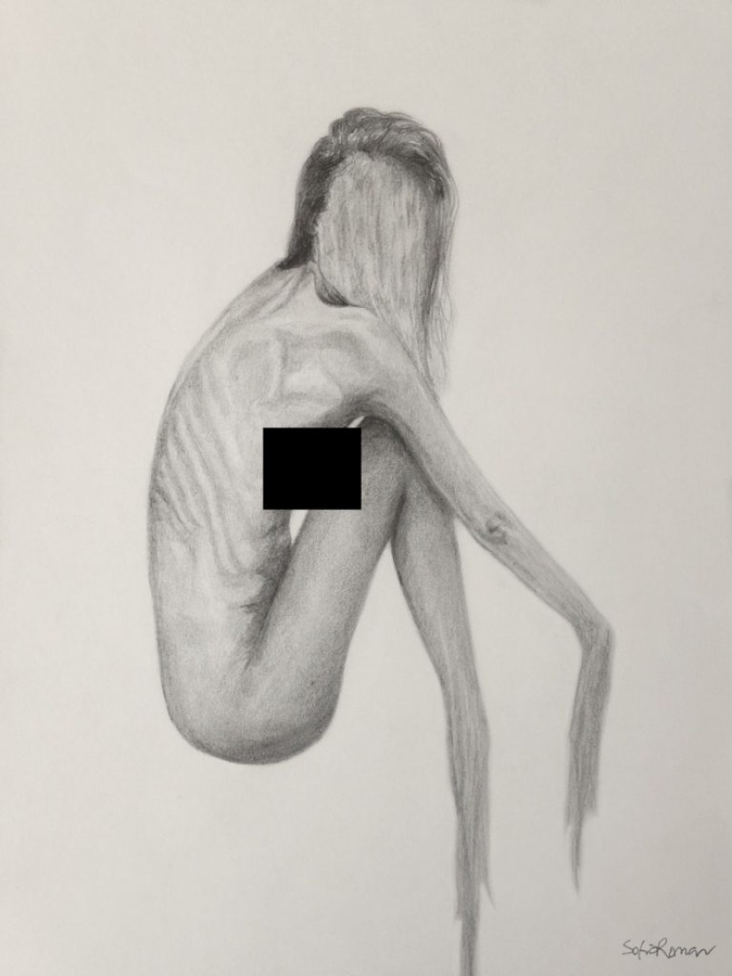 Artista pinta para expresar cómo es vivir con trastorno bipolar