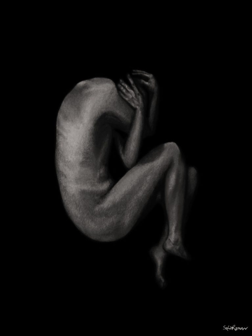 Artista pinta para expresar cómo es vivir con trastorno bipolar