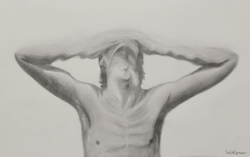 Artista pinta para expresar cómo es vivir con trastorno bipolar