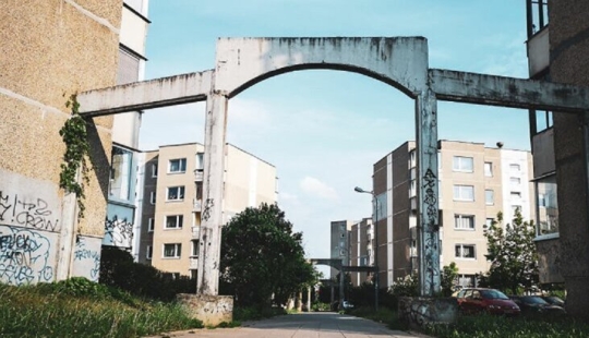 Así es como se ve el vecindario lituano, donde los británicos filmaron Chernobyl