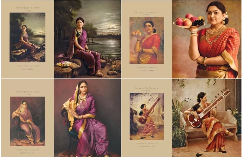 As in the picture: an Indian photographer reproduced the canvases of the XIX century As in the picture: an Indian photographer reproduced the canvases of the XIX century