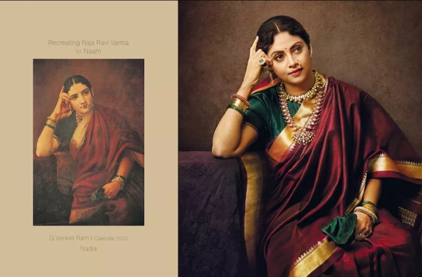 As in the picture: an Indian photographer reproduced the canvases of the XIX century As in the picture: an Indian photographer reproduced the canvases of the XIX century