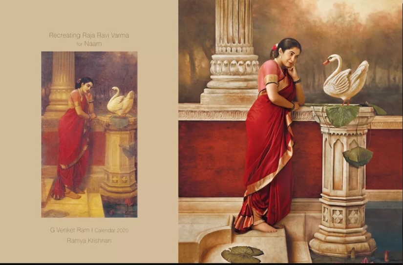As in the picture: an Indian photographer reproduced the canvases of the XIX century As in the picture: an Indian photographer reproduced the canvases of the XIX century