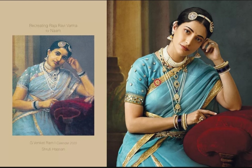 As in the picture: an Indian photographer reproduced the canvases of the XIX century As in the picture: an Indian photographer reproduced the canvases of the XIX century
