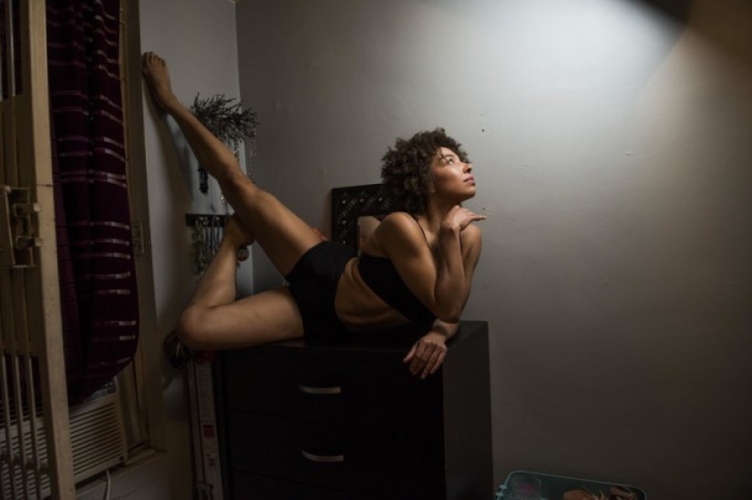 Ballerinas in their bedroom