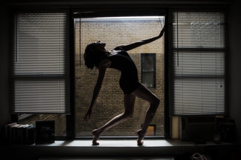 Ballerinas in their bedroom