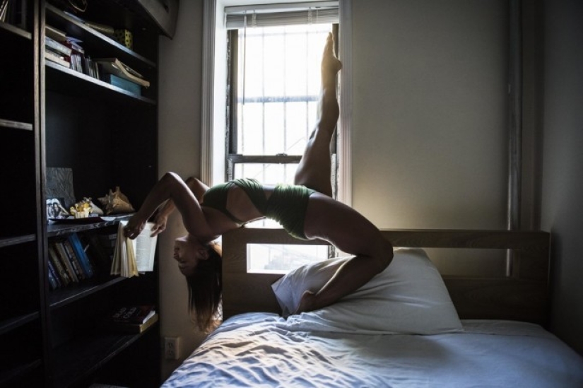 Ballerinas in their bedroom