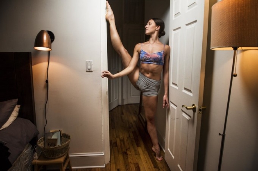 Ballerinas in their bedroom