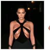 Bared nerves: a woman walked the streets of London in a dress like Kim Kardashian Bared nerves: a woman walked the streets of London in a dress like Kim Kardashian