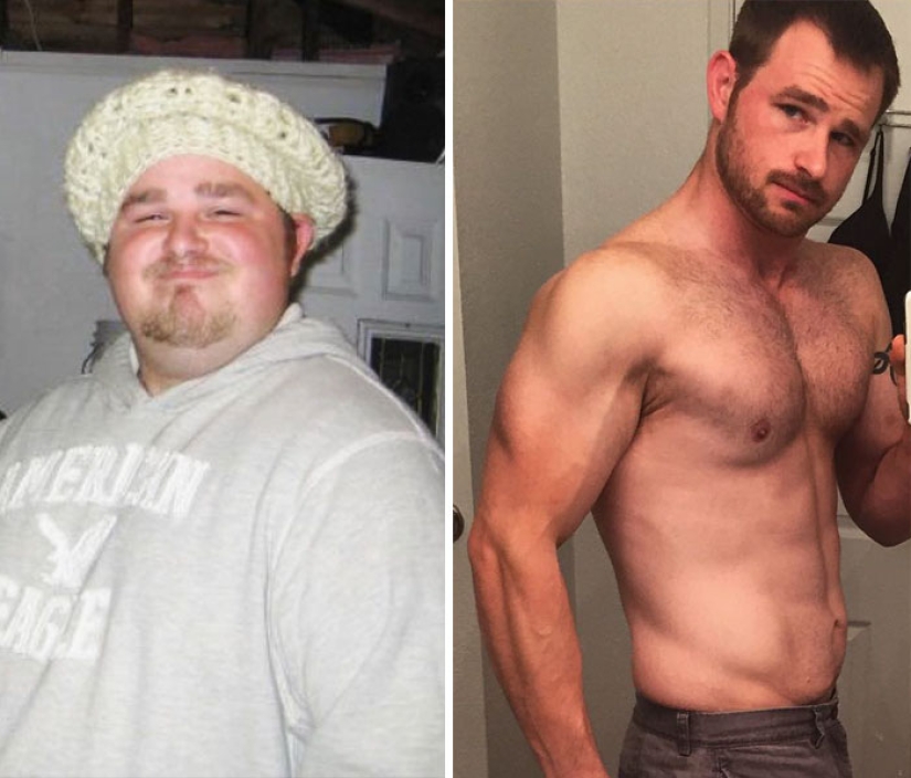 Before and after: 30 examples of incredible transformation when losing weight Before and after: 30 examples of incredible transformation when losing weight