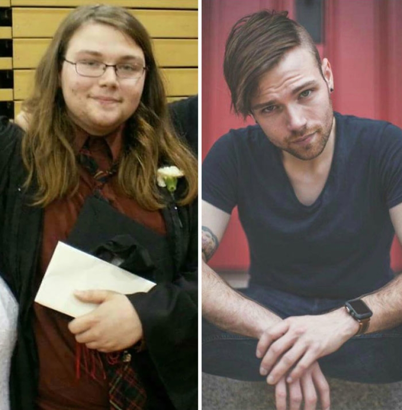 Before and after: 30 examples of incredible transformation when losing weight Before and after: 30 examples of incredible transformation when losing weight