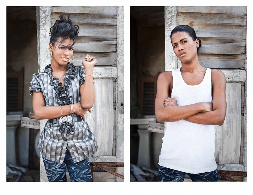 Before and after gender reassignment