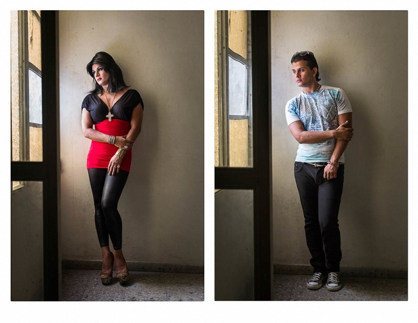 Before and after gender reassignment