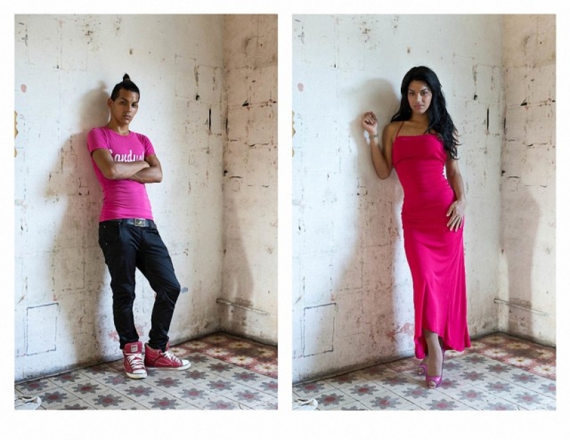 Before and after gender reassignment