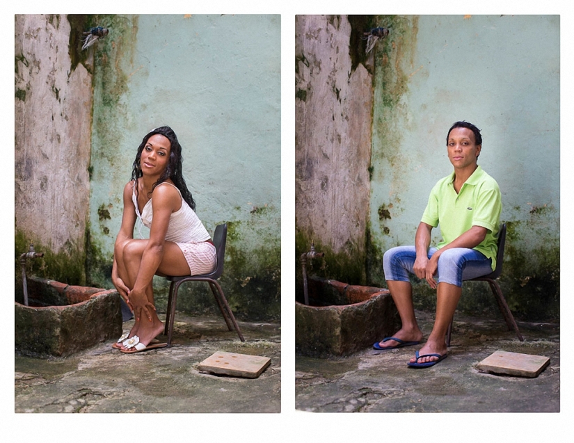 Before and after gender reassignment