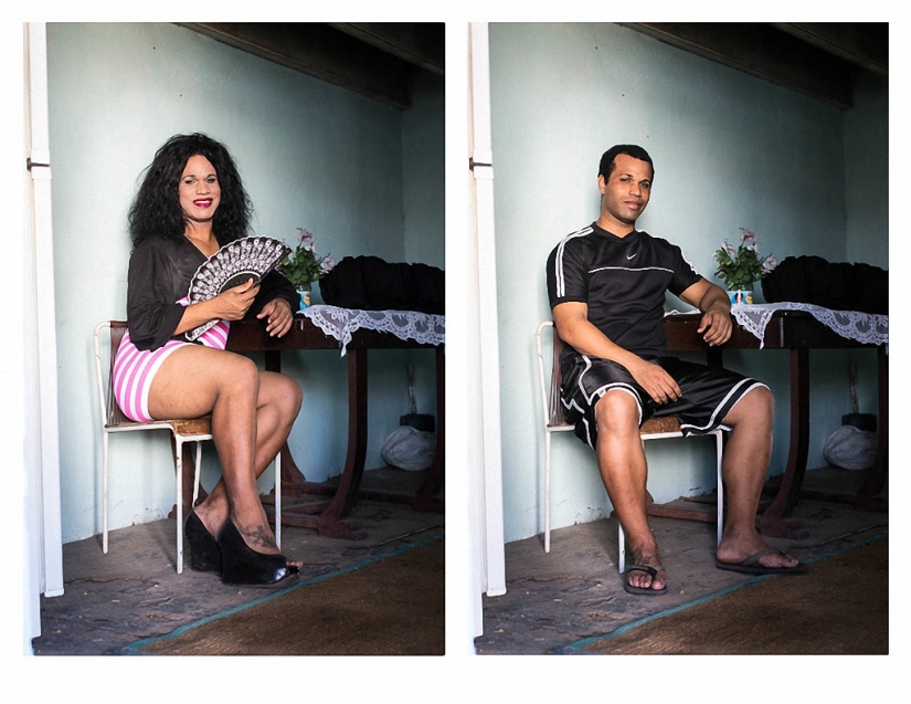 Before and after gender reassignment