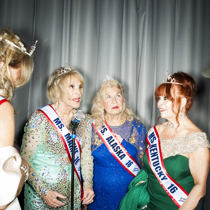 Behind the scenes of the Miss Age America beauty pageant Behind the scenes of the Miss Age America beauty pageant