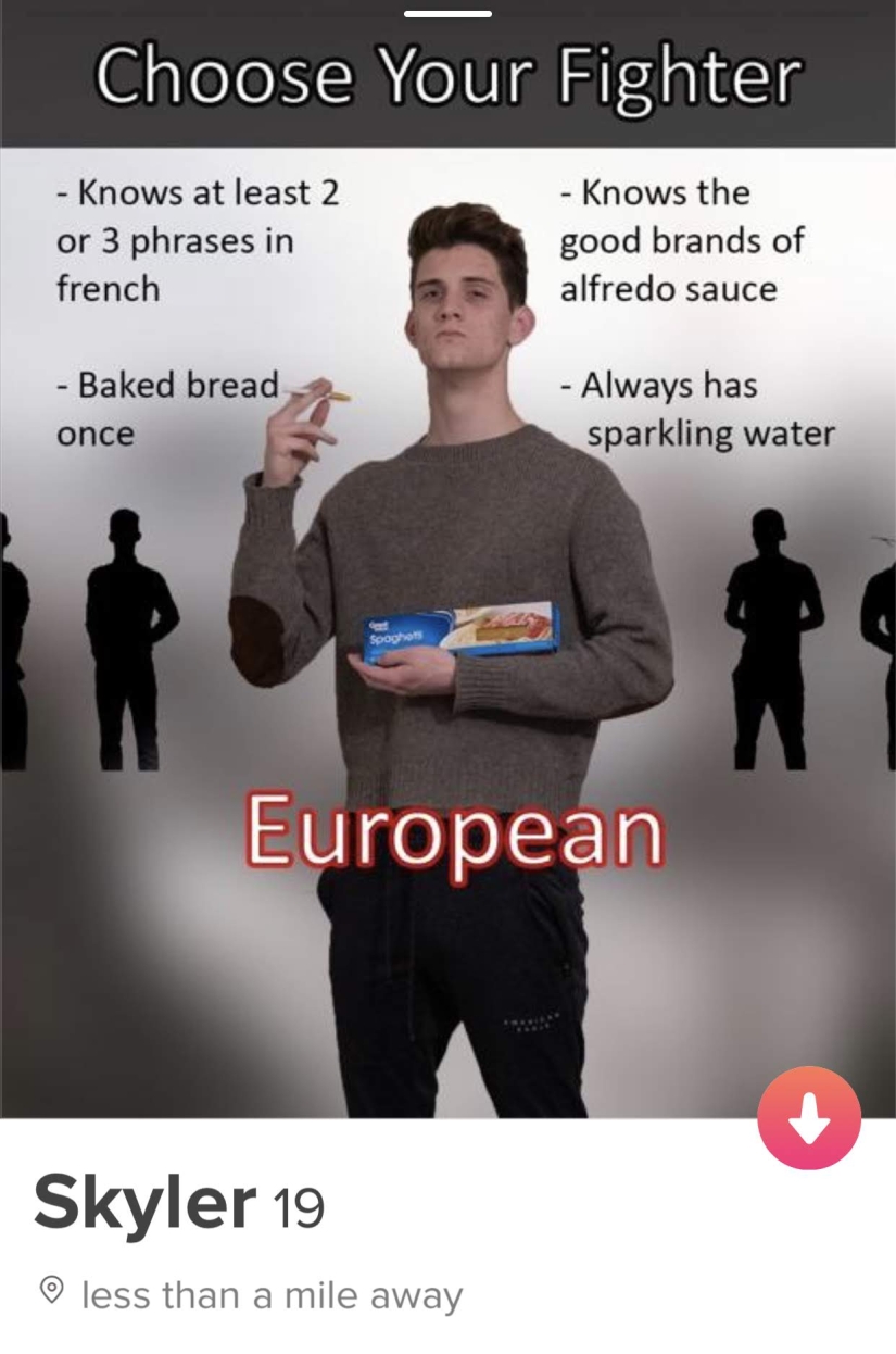Believer, romantic, drug addict: no girl can resist this guy on Tinder