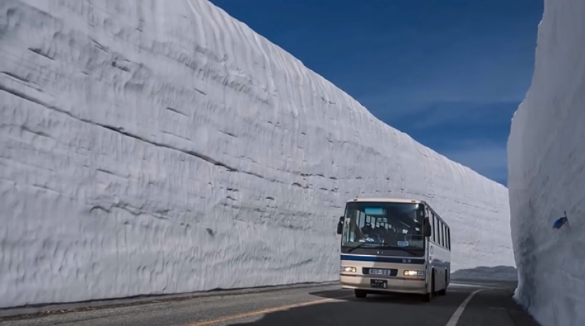 Bienvenidos a la carretera con más nieve del mundo