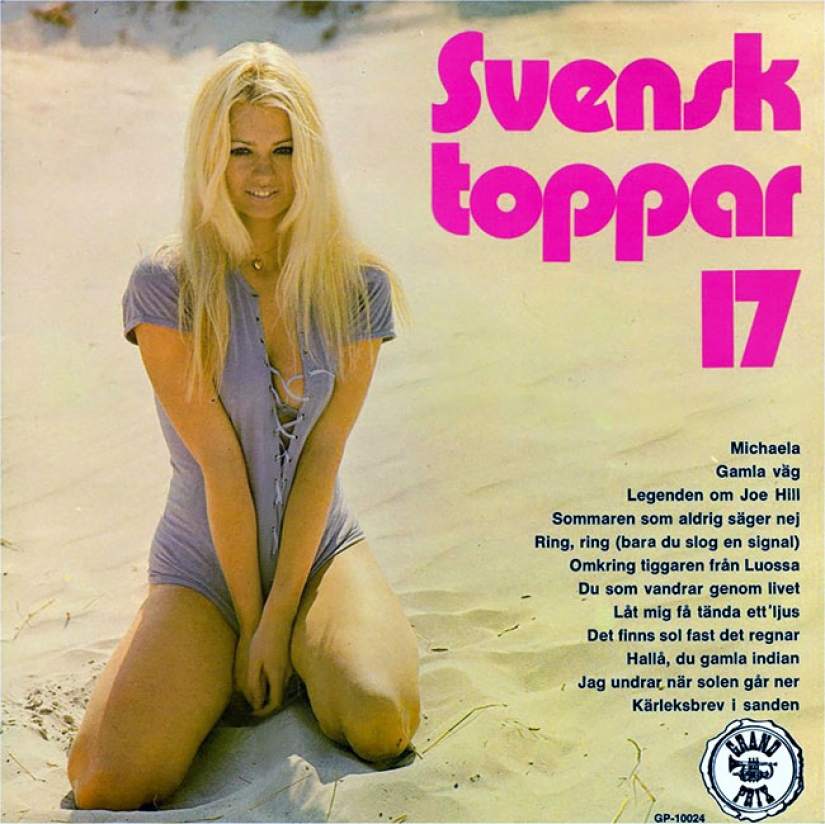 Bikinis seductores de las portadas de discos de los años 60-80
