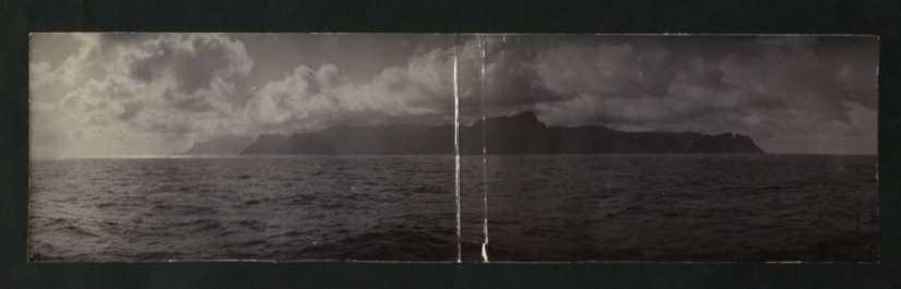 Black and white St. Helena Island Black and white St. Helena Island