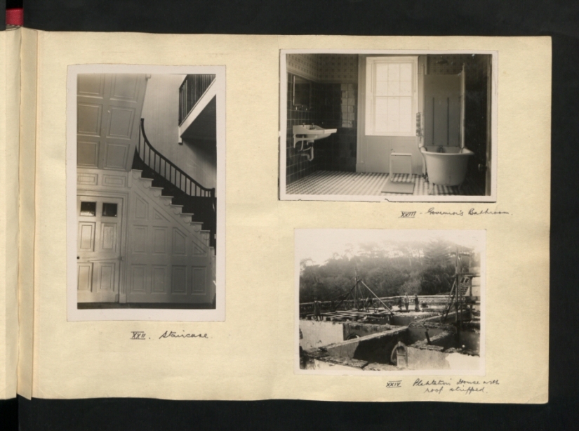 Black and white St. Helena Island Black and white St. Helena Island