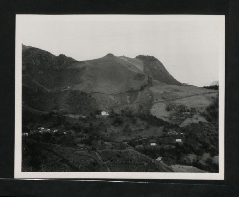 Black and white St. Helena Island Black and white St. Helena Island