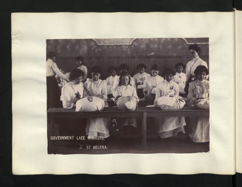 Black and white St. Helena Island Black and white St. Helena Island